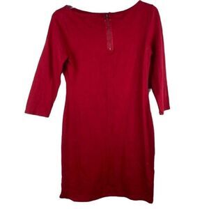 Bright Red T-Shirt Dress